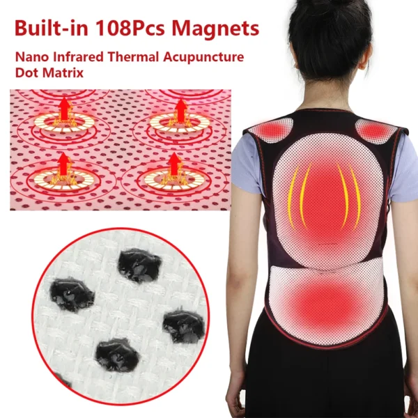 Premium Self-Heating Magnetic Therapy Waist Belt