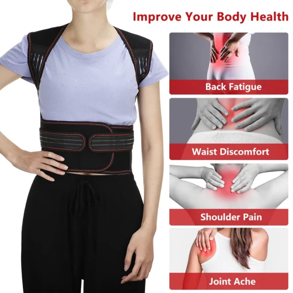 Premium Self-Heating Magnetic Therapy Waist Belt
