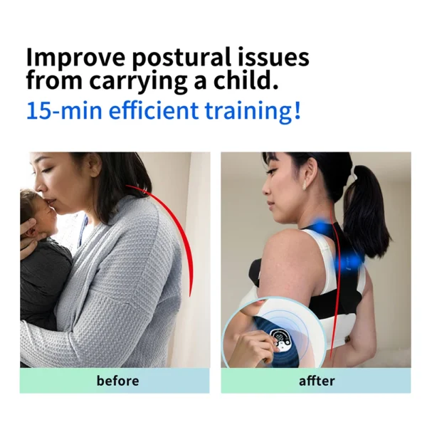 Advanced Posture Corrector with EMS Microcurrent Technology