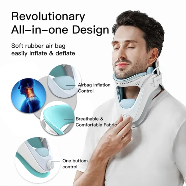 CerviAlign™ Air Traction Neck Brace – Instant Relief for Stiffness & Pain