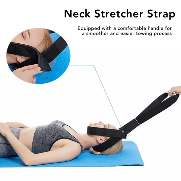 Neck Stretcher Strap – Premium Chiropractic Decompression Device