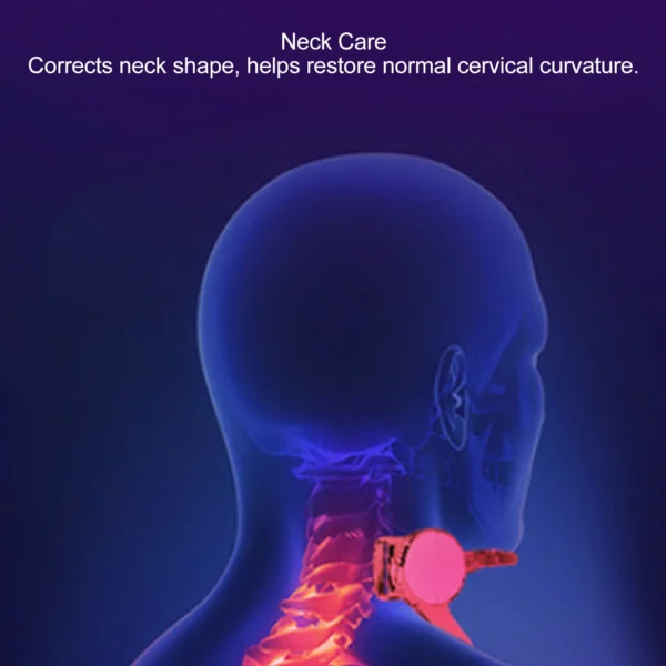 Adjustable Neck Support Brace – 360° Rotation Cervical Traction Device
