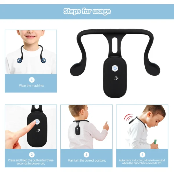 Premium Smart Posture Corrector – Improve Posture & Relieve Strain Effortlessly